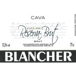 Blancher Reserva Brut Cava