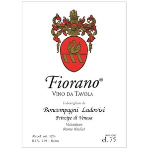 1990 Fiorano Boncompagni Ludovisi Principe di Venosa Rosso