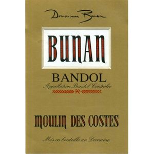 2018 Domaines Bunan Bandol Moulin des Costes