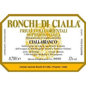 2017 Ronchi di Cialla CiallaBianco