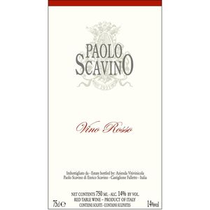 2021 Paolo Scavino Vino Rosso