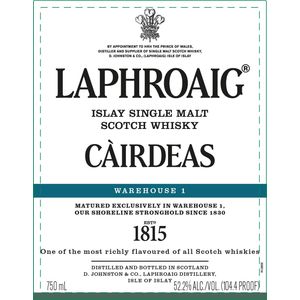 Laphroaig Càirdeas 2022 Edition Warehouse 1 Islay Single Malt Scotch Whisky