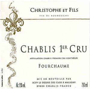 2021 Christophe et Fils Chablis Fourchaume