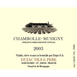 1989 Domaine Dujac Chambolle-Musigny