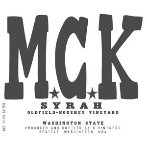 2020 K Vintners Oldfield-Boushey Vineyard M.C.K. Motor City Kitty Syrah