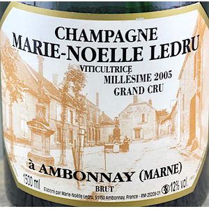 2005 Marie-Noelle Ledru Champagne Grand Cru Millésime