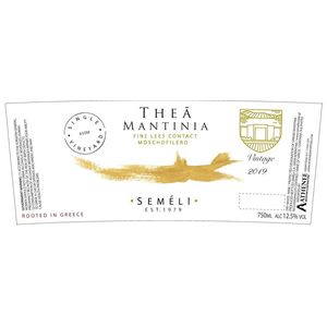 2019 Seméli Theā Mantinia Moschofilero