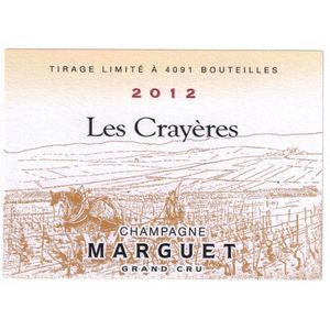 2012 Marguet Champagne Grand Cru Extra Brut Les Crayères