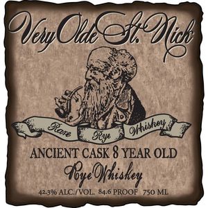 Very Olde St. Nick Ancient Cask 8 Year Old Rye Whiskey