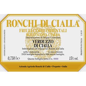 2012 Ronchi di Cialla Verduzzo di Cialla