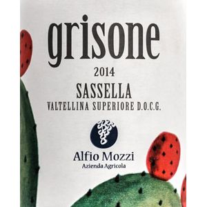 2016 Alfio Mozzi Valtellina Superiore Sassella Grisone