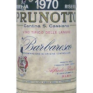 1981 Prunotto Barbaresco Riserva