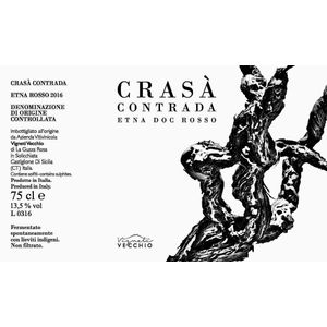 2019 Vigneti Vecchio Etna Rosso Crasà Contrada