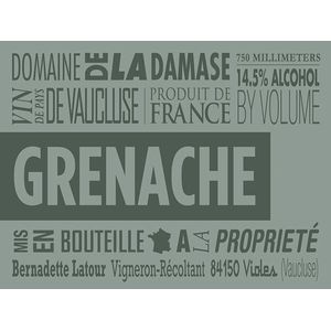 2021 Domaine de la Damase Grenache
