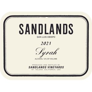 2021 Sandlands San Luis Obispo Syrah