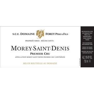 2020 Domaine Forey Père et Fils Morey-St-Denis Premier Cru