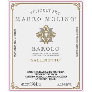 2019 Mauro Molino Barolo Gallinotto