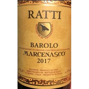 2017 Renato Ratti Barolo Marcenasco