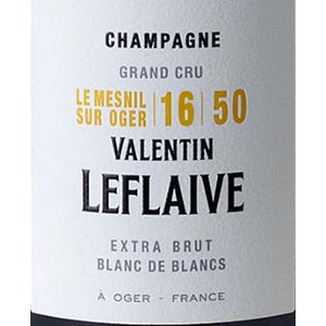 Valentin Leflaive Champagne Le Mesnil sur Oger Grand Cru 16 50 Blanc de Blancs Extra Brut