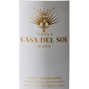Casa Del Sol Tequila Blanco