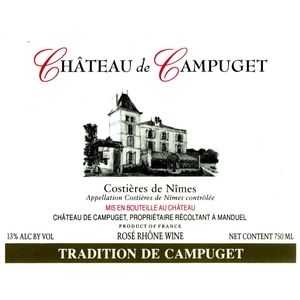 2022 Château de Campuget Tradition de Campuget Rosé