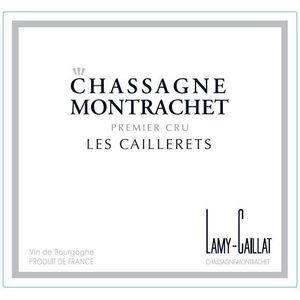 2018 Lamy-Caillat Chassagne-Montrachet Les Caillerets