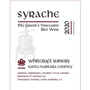 2020 Whitcraft Winery Syrache
