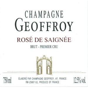 René Geoffroy Champagne Rosé de Saignée Brut