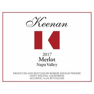 2017 Keenan Napa Valley Merlot