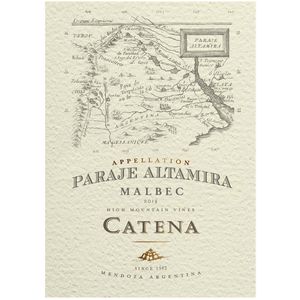 2019 Catena Paraje Altamira Malbec