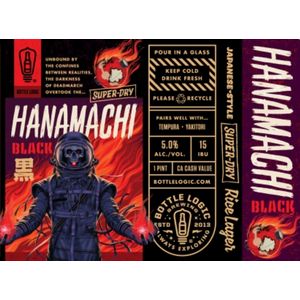 Bottle Logic Brewing Hanamachi Black Rice Lager 14.0% abv 16oz