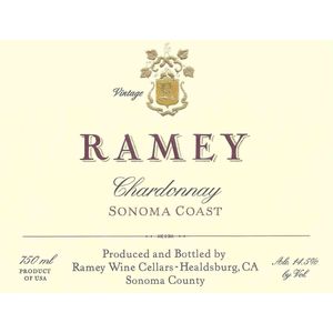 2019 Ramey Wine Cellars Sonoma Coast Chardonnay