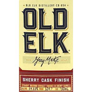 Old Elk Aged 5 Years Sherry Cask Straight Bourbon Whiskey