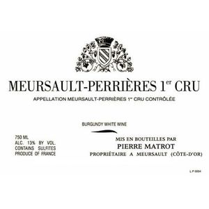 2011 Domaine Pierre Matrot Meursault-Perrières