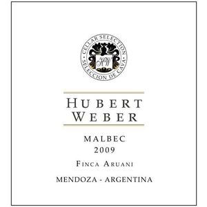2009 Hubert Weber Cellar Selection Finca Aruani Malbec