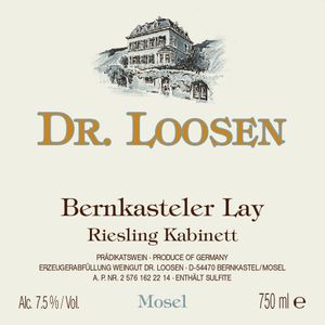 2021 Dr. Loosen Bernkasteler Lay Riesling Kabinett