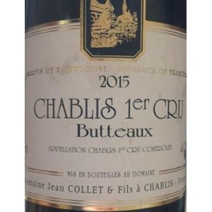 2020 Domaine Jean Collet et Fils Chablis Butteaux