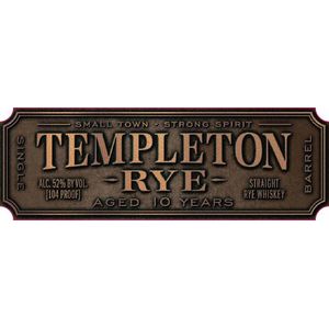 Templeton Aged 10 Years Reserve Single Barrel Straight Rye Whiskey