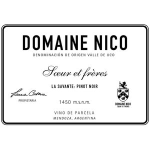 2020 Domaine Nico Soeur et Frères La Savante Pinot Noir