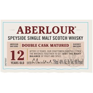 Aberlour 12 Years Old Double Cask Matured Speyside Single Malt Scotch Whisky