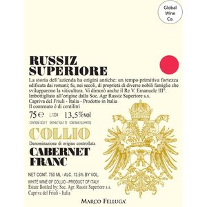 2018 Marco Felluga Russiz Superiore Collio Cabernet Franc