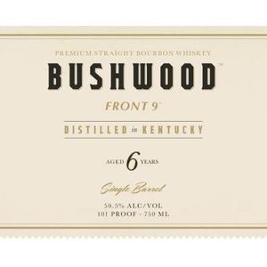 Bushwood Front 9 Aged 6 Years Single Barrel Straight Bourbon Whiskey