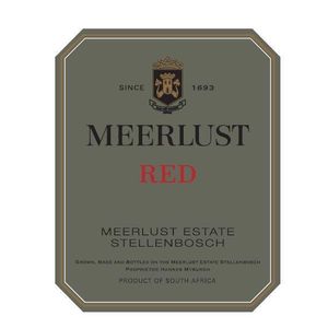 2019 Meerlust Estate Red