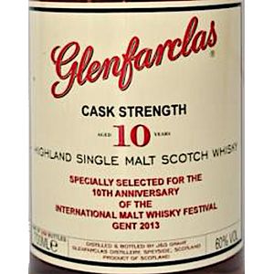 Glenfarclas 10 Year Cask Strength Single Malt Scotch Whisky