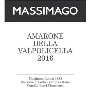 2016 Massimago Amarone della Valpolicella