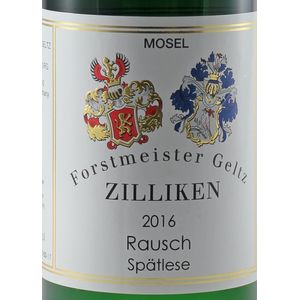 2016 Weingut Forstmeister Geltz-Zilliken Rausch Riesling Spätlese