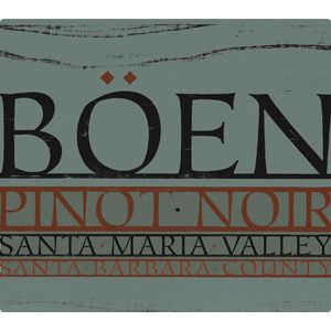 2019 BÖEN Santa Maria Valley Pinot Noir