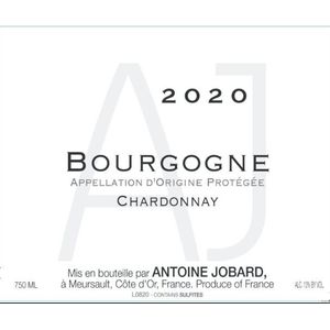 2020 Domaine Antoine Jobard Bourgogne Chardonnay