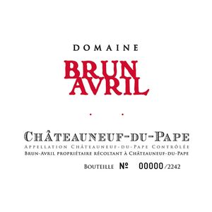 2018 Domaine Brun Avril Châteauneuf-du-Pape