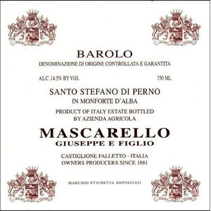 2017 Giuseppe e Figlio Mascarello Barolo Santo Stefano di Perno